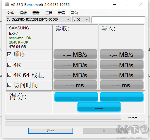 AS SSD Benchmark̬Ӳ̼⹤ win7 win8 win10
